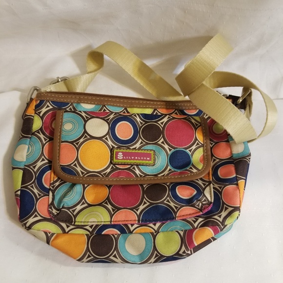 Lily Bloom Crossbody Handbag Purse - Picture 8 of 8